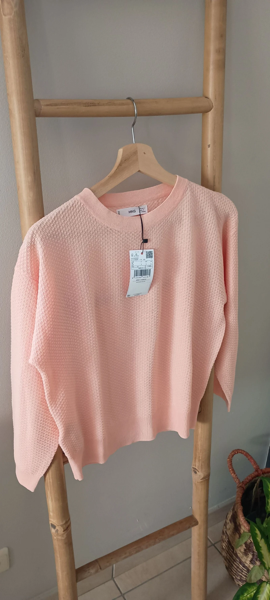 Pull leve texturizado, Mango, tamanho P, novo com etiqueta – photo 2